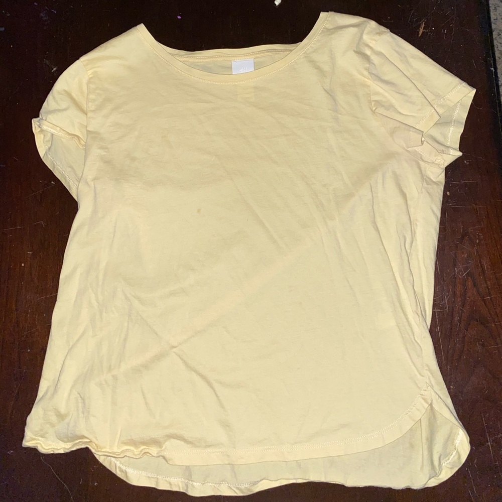 H&M yellow tee